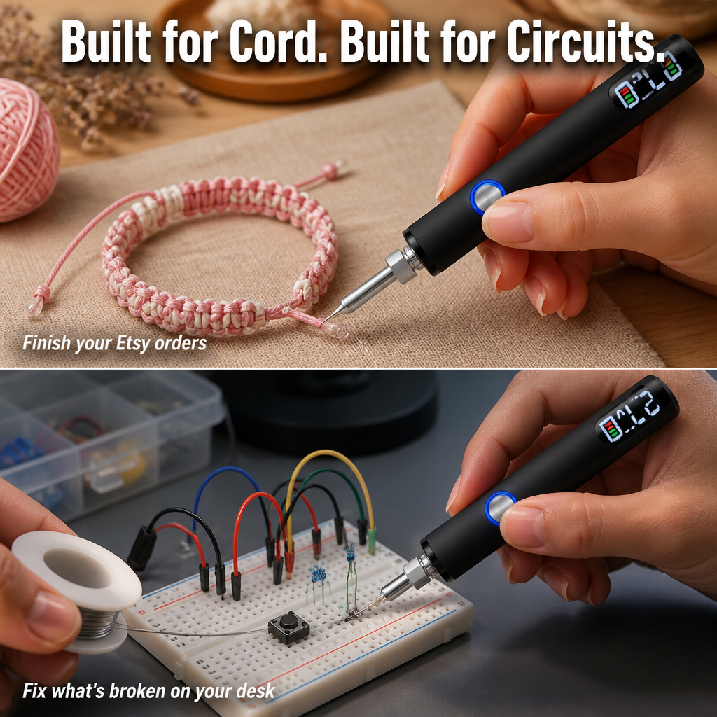 Voltace — Seal Bracelet Cords & Solder Wires Without the Lighter Mess - Souliia
