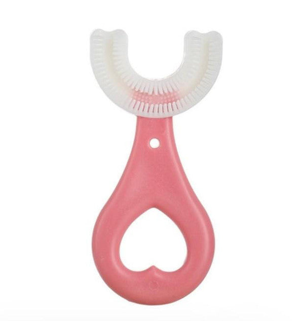 Silikonetandbørste til børn — bløde, afrundede børstehår