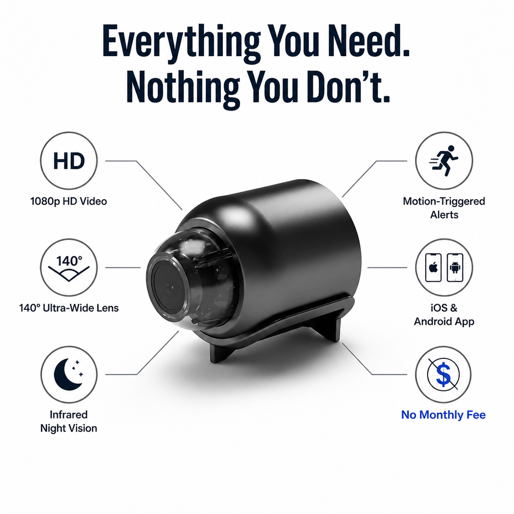 VigilVue — Watch Every Corner of Home in 1080p HD From Anywhere - Souliia