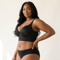VivreLux – Longline Back-Smoothing Push-Up Bra with Full Coverage - Souliia