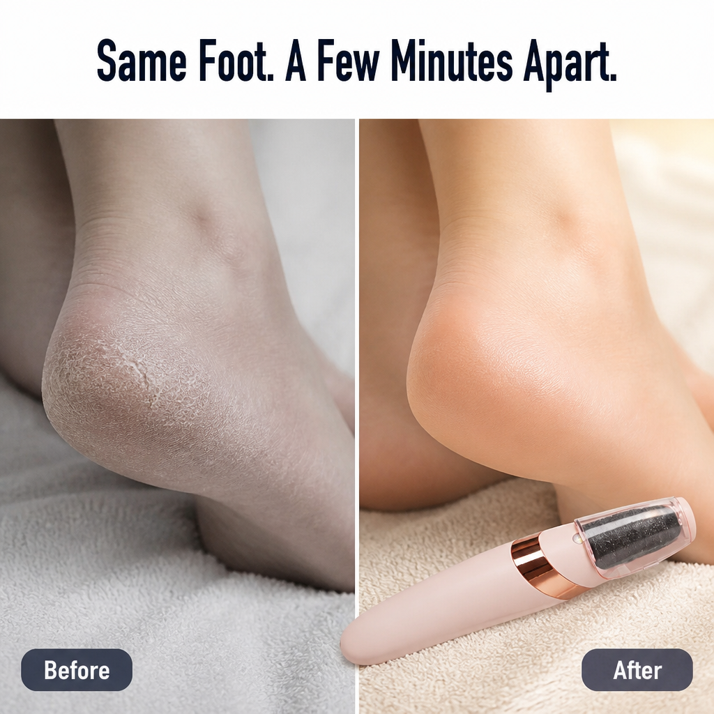 VelveteEase — File Away Cracked Heels and Walk Pain-Free in Minutes - Souliia