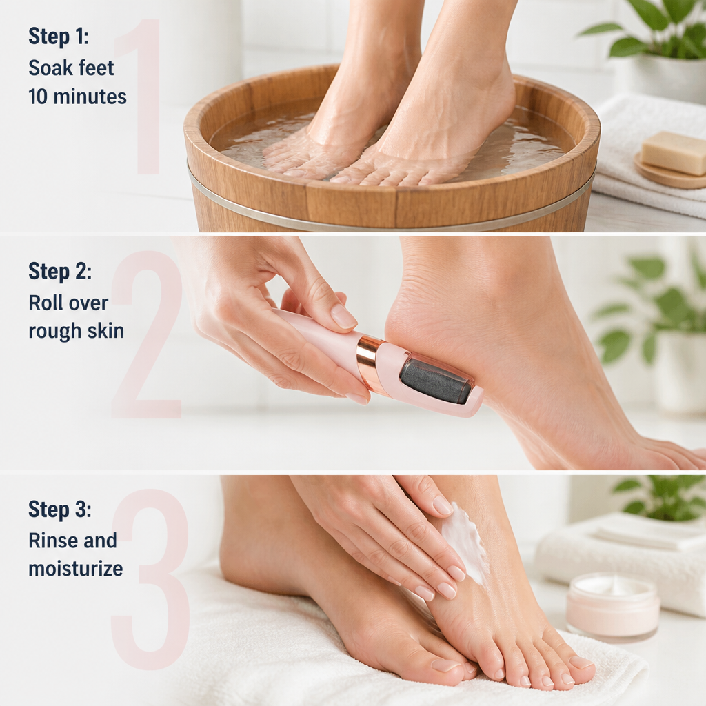 VelveteEase — File Away Cracked Heels and Walk Pain-Free in Minutes - Souliia