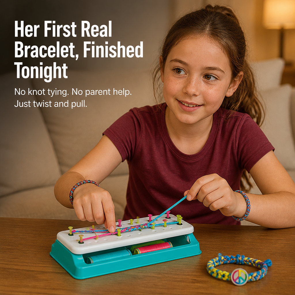 TwistCraze — Braid Real Friendship Bracelets in Minutes Without Tangles or Tears - Souliia