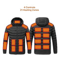 Windproof Camping Jacket for Women with Three Heat Settings - Souliia