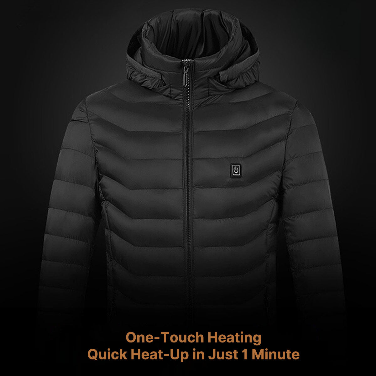 Windproof Camping Jacket for Women with Three Heat Settings - Souliia