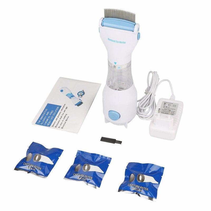 Peigne électrique anti-poux — Traitement anti-poux sans produits chimiques