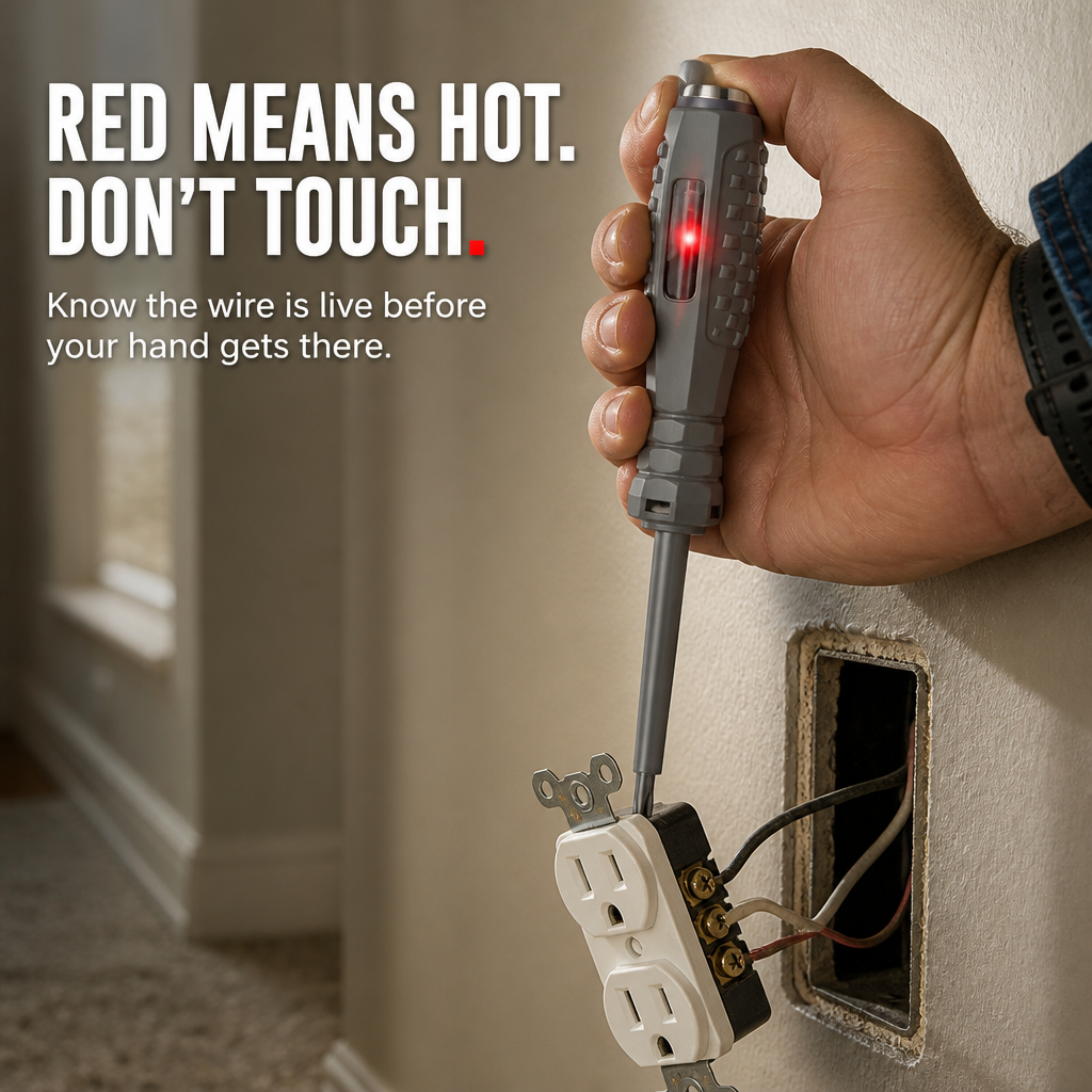 VoltGrip — Drive Screws and Spot Live Wires With One Pocket Tool - Souliia