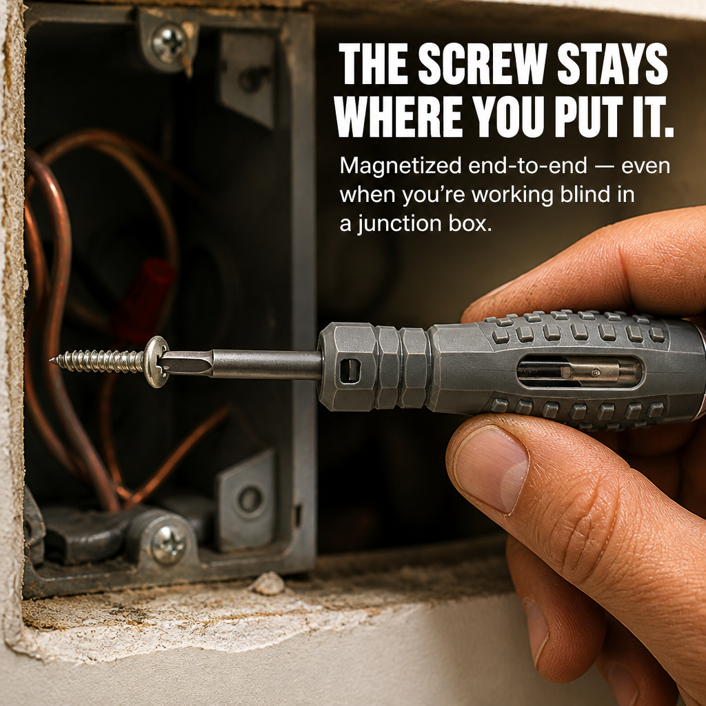 VoltGrip — Drive Screws and Spot Live Wires With One Pocket Tool - Souliia