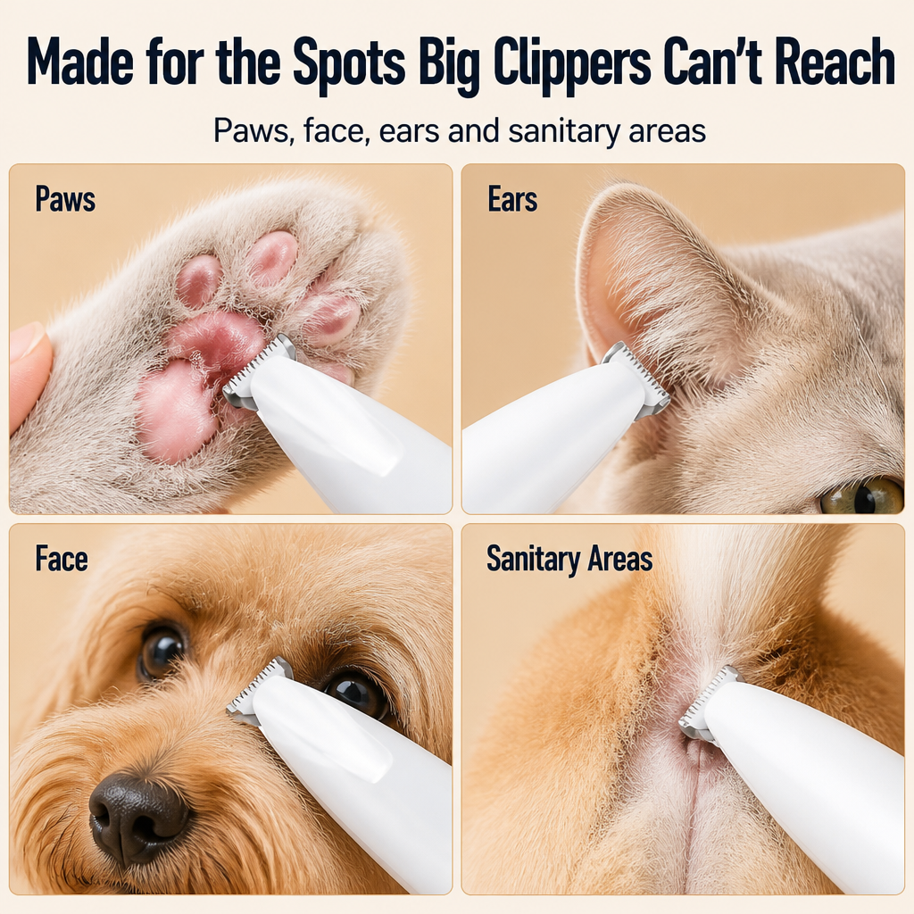VitaTrim Pet Groomer — Trim Paws, Faces & Sensitive Spots Without the Squirming - Souliia