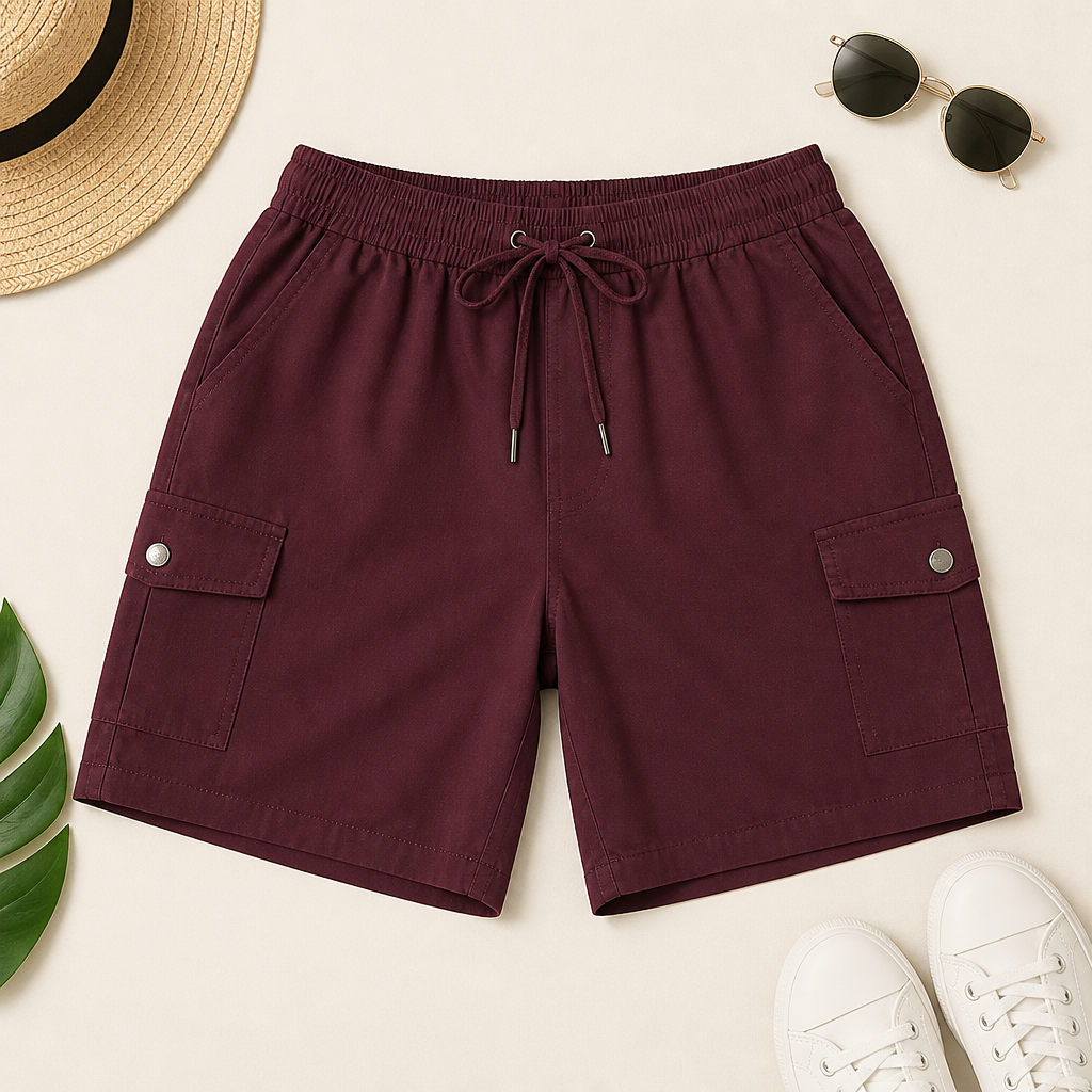 VentureLux – Quick-Dry Bermuda Cargo Shorts with UPF 50 Sun Protection - Souliia