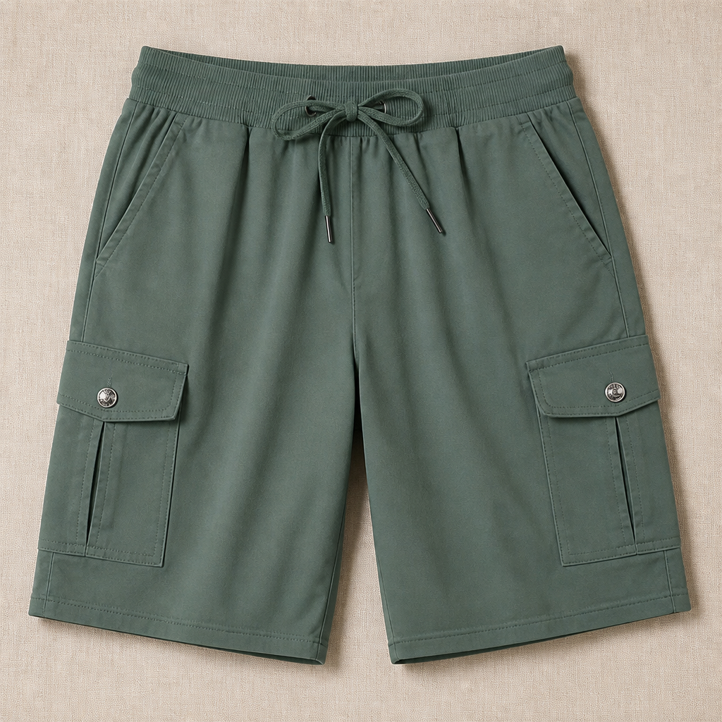 VentureLux – Quick-Dry Bermuda Cargo Shorts with UPF 50 Sun Protection - Souliia