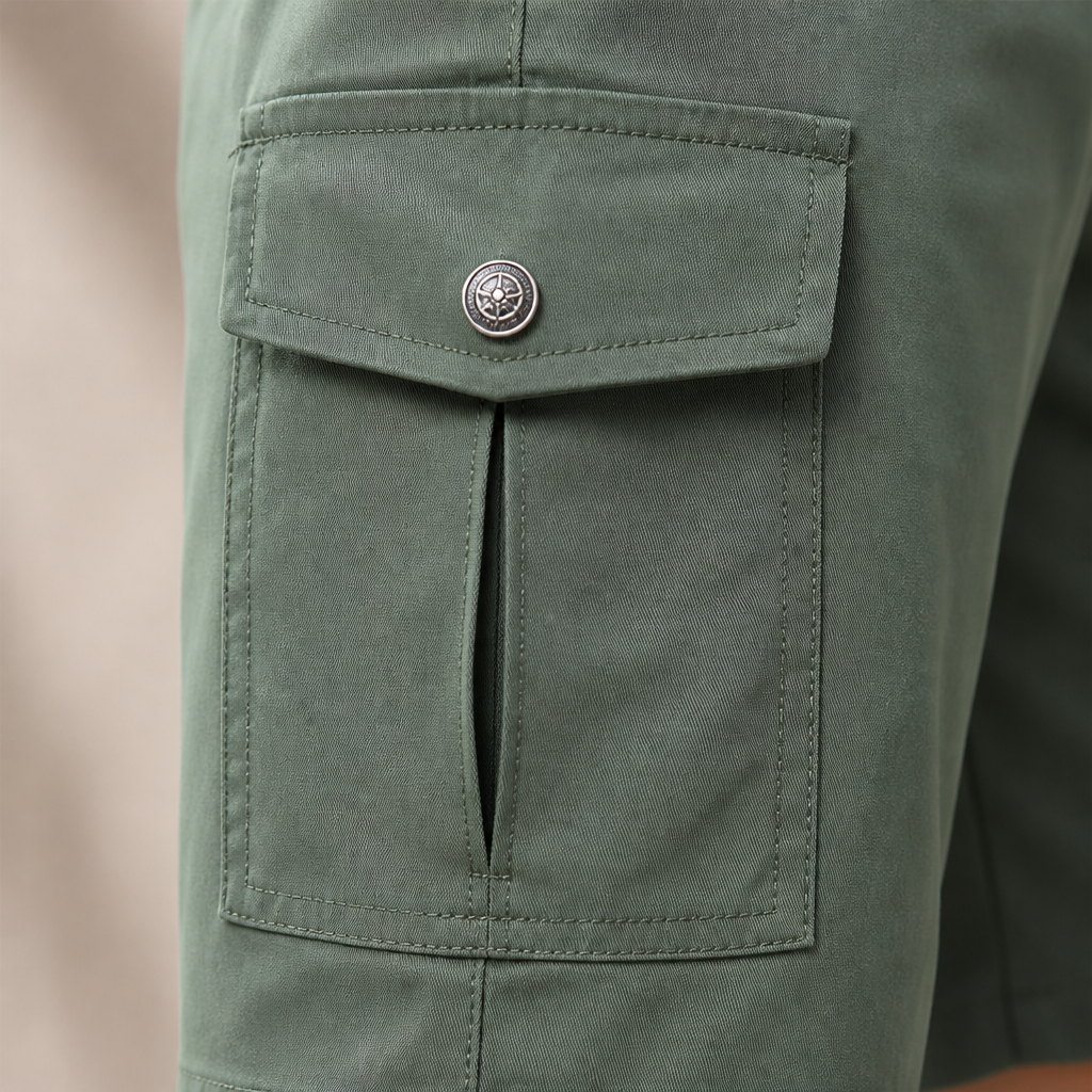 VentureLux – Quick-Dry Bermuda Cargo Shorts with UPF 50 Sun Protection - Souliia