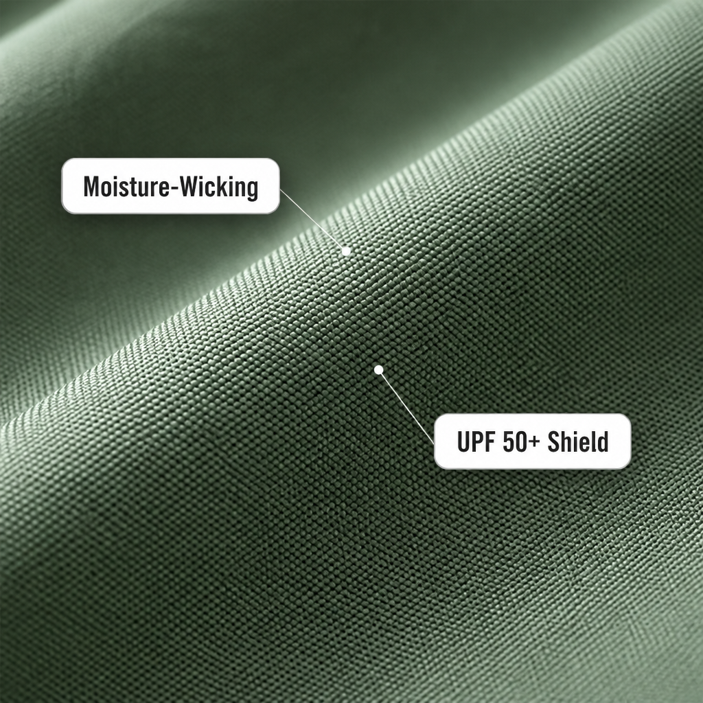 VentureLux – Quick-Dry Bermuda Cargo Shorts with UPF 50 Sun Protection - Souliia