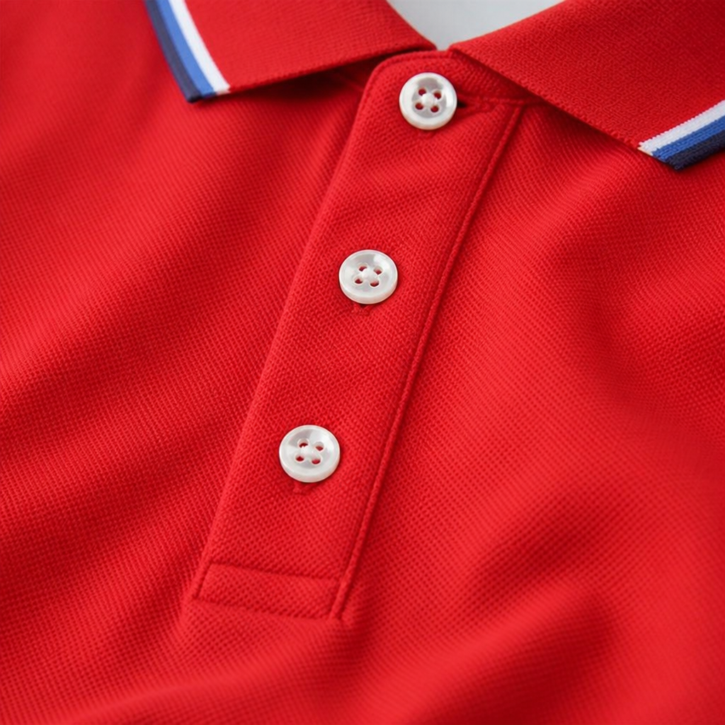 ValorCore – Knitterfreies klassisches Poloshirt-Set mit charakteristischem gestreiftem Kragen – Souliia