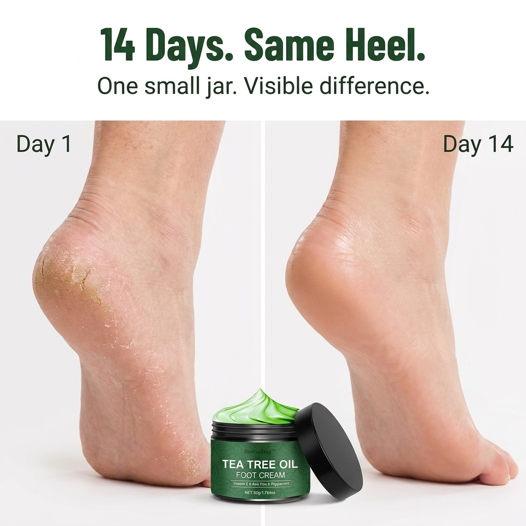 RevitaStep — Suaviza os calcanhares gretados e refresca os pés cansados em 60 segundos - Souliia